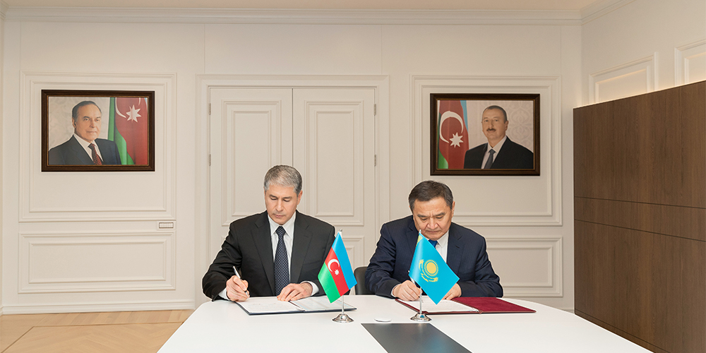 A memorandum was signed between the Ministries of Internal Affairs of the Republic of Azerbaijan and the Republic of Kazakhstan